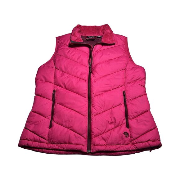 Mountain Hardware Women's Ratio Duck Down Full Zip Vest in Magenta Pink Size L - Picture 1 of 7